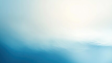 Poster - Minimalist blue gradient background with soft light effects, perfect for text overlay