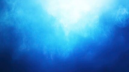 Poster - Minimalist blue gradient background with soft light effects, perfect for text overlay