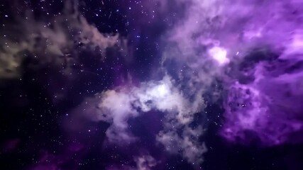 Wall Mural - moving nebulas space travel hyperlapse floating through galaxy stars planet universe cosmic travel o