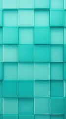 Teal thin barely noticeable square background pattern isolated on white background with copy space texture for display products blank copyspace 