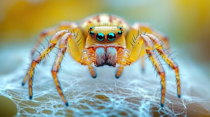 Wall Mural - Close-up of a Jumping Spider