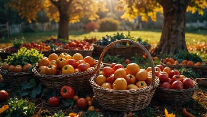 Poster - apples in the basket