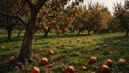 apples on a tree