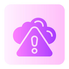 Wall Mural - cloud gradient icon