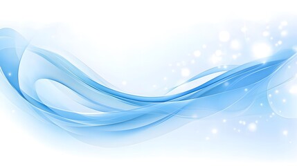 Aufkleber - Abstract Blue Wave Background