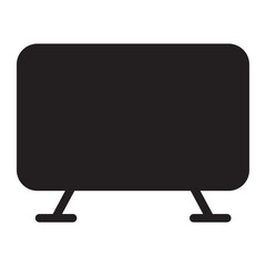 Poster - monitor screen glyph icon