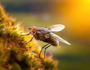 Close up of fly