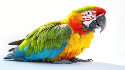 A Colorful Macaw Parrot