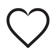 © Fumeezz - Valentine heart icon. Heart shape Isolated on white background Vector eps.