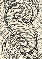 Wall Mural - WAVY LINE SEAMLESS ABSTRACTS PATTERN BACKGROUND VECTOR