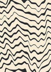 Wall Mural - WAVY LINE SEAMLESS ABSTRACTS PATTERN BACKGROUND VECTOR