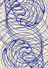 Wall Mural - WAVY LINE SEAMLESS ABSTRACTS PATTERN BACKGROUND VECTOR