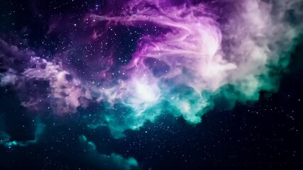 Wall Mural - moving nebulas space travel hyperlapse floating through galaxy stars planet universe cosmic travel o