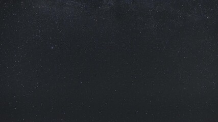 Wall Mural - Time-lapse of the Milky Way moving across the night sky. Captures the mesmerizing motion of stars and cosmic detail in a clear, dark sky.