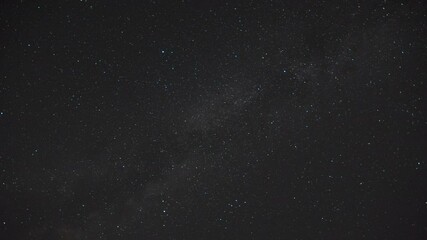 Wall Mural - Time-lapse of the Milky Way moving across the night sky. Captures the mesmerizing motion of stars and cosmic detail in a clear, dark sky.