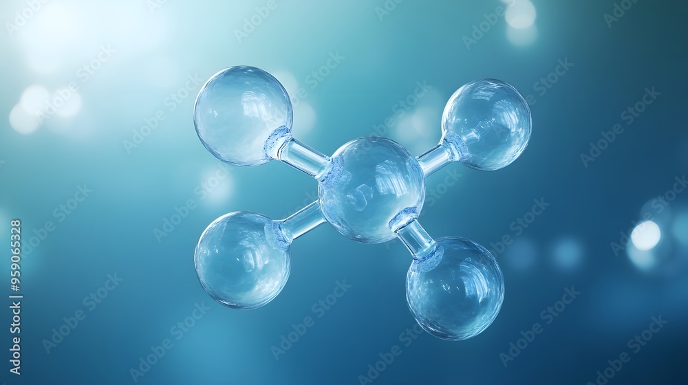 O2 Molecule Real Ilustración de Stock Oxygen Molecule: A pair of oxygen atoms forming an ...