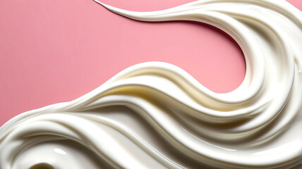 Poster - Abstract background of cream waves