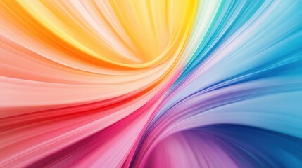 Wall Mural - A colorful abstract background with a swirl of colors, AI