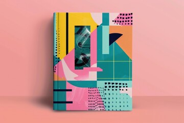 Aufkleber - A book sits on a pink surface