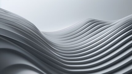 Poster - An abstract representation of a wavy shape