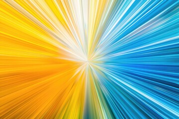 Poster - A vibrant burst of light on a colorful background