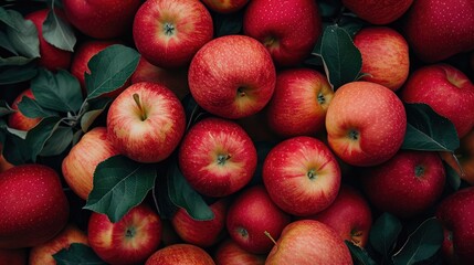 Wall Mural - Delicious Crisp Apples Ready to Eat