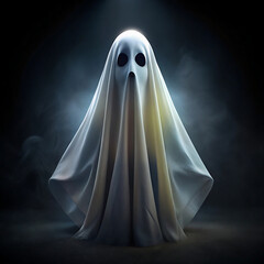 Wall Mural - halloween ghost in the dark