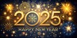 © MDZakaria - happy new year 2025  text effect design