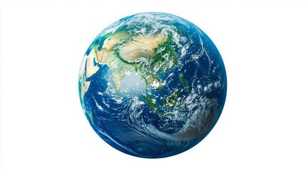 Wall Mural - a picture of the earth on a white background