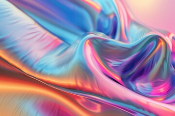 Poster - A vibrant piece of fabric on a tabletop