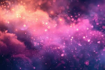 Canvas Print - Background image with purples and blues, suitable for use in designs and presentations