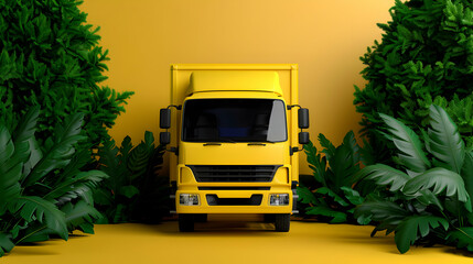 Wall Mural - Commerce Concept Delivery Service Mobile Appl