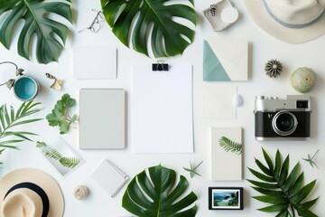 Poster - Tabletop arrangement featuring various items