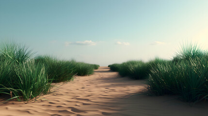 Wall Mural - path in the morning