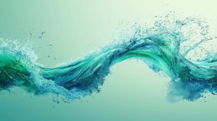 Poster - Abstract Water Art