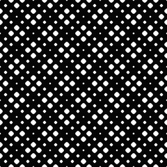 Poster - Seamless geometrical square pattern background - abstract monochrome vector design