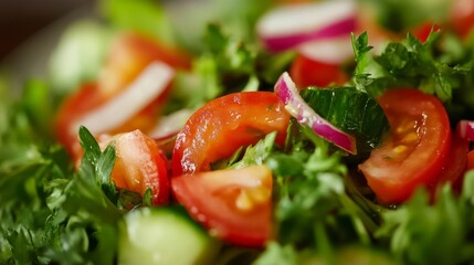 Lettuce shot up close