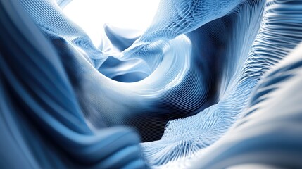 Poster - Abstract 3D rendered shape background