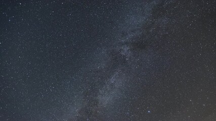 Wall Mural - The Milky Way moving across the night sky. Captures the mesmerizing motion of stars and cosmic detail in a clear, dark sky