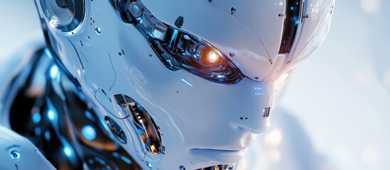 Poster - Robot head close up