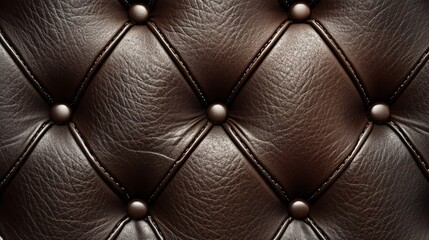 A close up of a leather surface with a pattern of diamonds