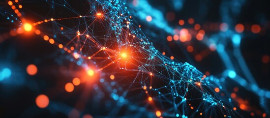 Poster - 6G network technology and internet Concept of artificial intelligence in business