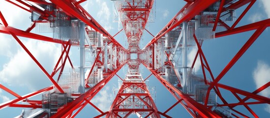 Poster - Base Transceiver Station BTS tower structure details