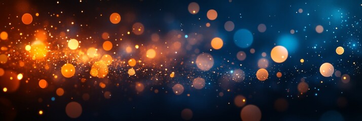 Poster - This stunning abstract design blends vibrant blue and orange gradients, showcasing an intricate texture ideal for backgrounds and captivating visuals that draw attention and evoke emotion