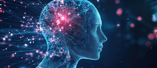 Aufkleber - The idea of leveraging AI technology to enhance the management of a thriving business