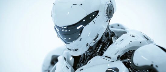 Poster - Military robot 3D rendering of a robotic soldier