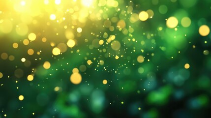 Poster - Soft green bokeh background