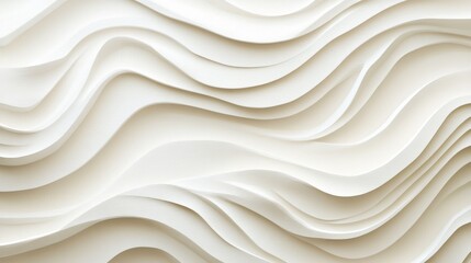 Canvas Print - This beautiful and stunning abstract background showcases elegant plywood waves that feature a soft white texture, making it perfect for a variety of design applications in different contexts