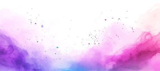 Wall Mural - A soft, pastel watercolor background with a large central area for text 