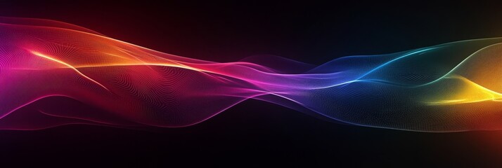 Poster - Experience the mesmerizing beauty of dynamic light trails, showcasing highspeed movement against a colorful backdrop, inspiring creativity and leaving you in awe with every stunning moment